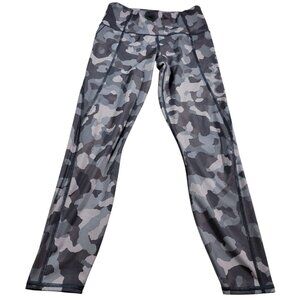 Athleta Lightning 7/8 Tight Womens Small Zippered Pocket Yoga Gym Stretch